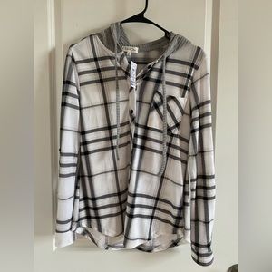 NWT Eden and Olivia Flannel with hood